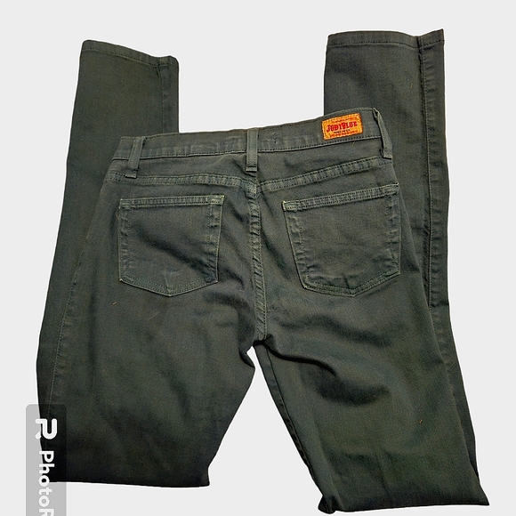 Judy Blue Hunter Green Colored Denim Skinny Jeans size 3 - Picture 6 of 6